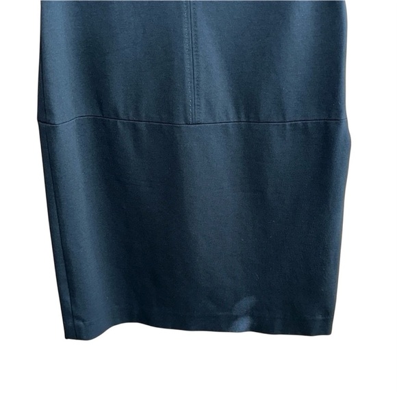 Banana Republic Black Side Zip Ponte Sheath Dress - Picture 3 of 8